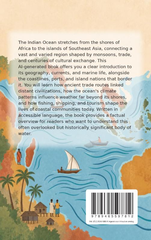 Achterkant van All About the Indian Ocean