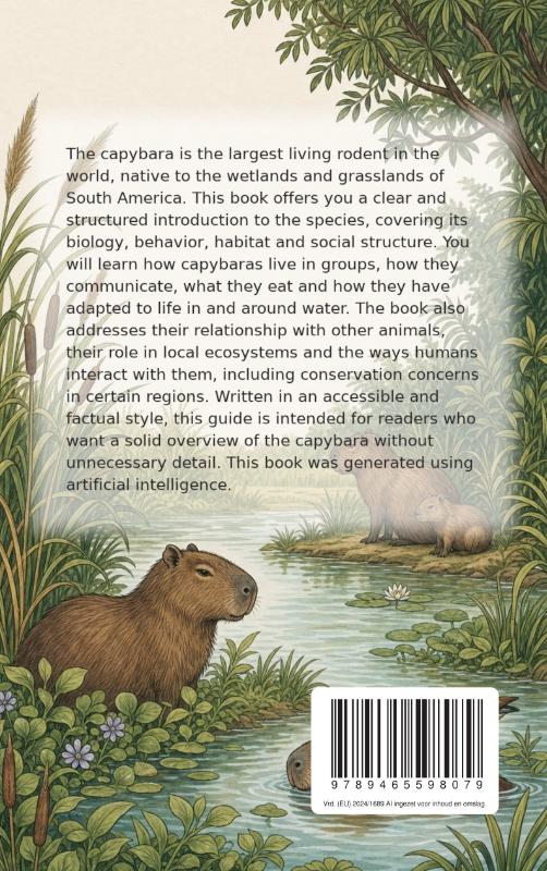 Achterkant van All About the Capybara