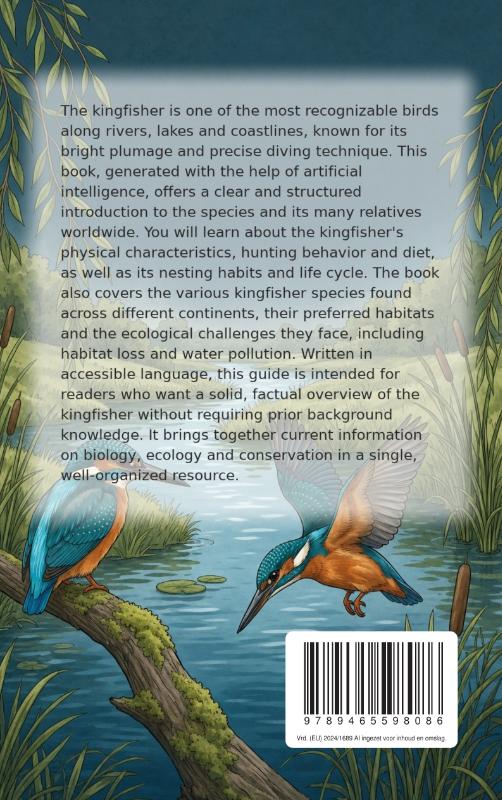 Achterkant van All About the Kingfisher