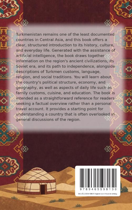 Achterkant van All About Turkmenistan