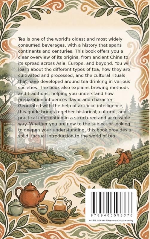 Achterkant van All About the World of Tea