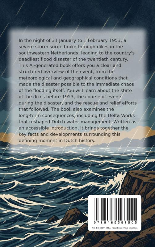 Achterkant van All About the 1953 Flood Disaster