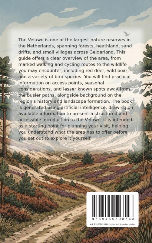 Achterkant van The Ultimate Guide to the Veluwe