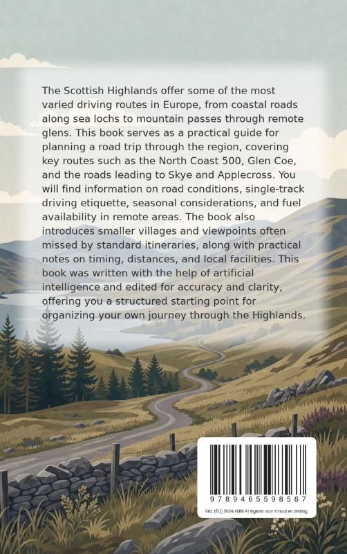 Achterkant van The Scottish Highlands by Car