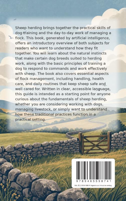 Achterkant van All About Sheep Herding