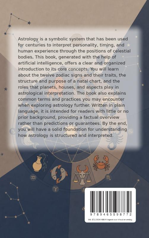 Achterkant van All About Astrology