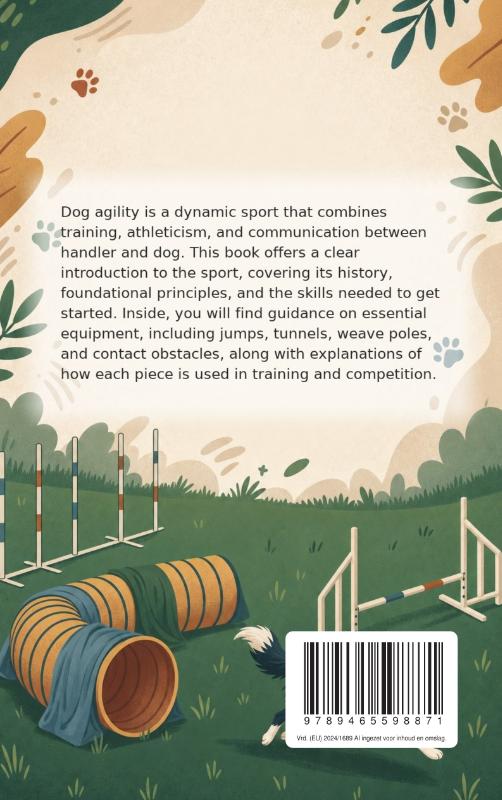 Achterkant van All About Dog Agility