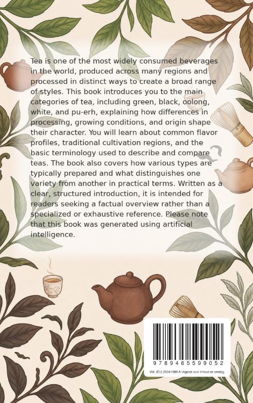 Achterkant van All About Tea Varieties