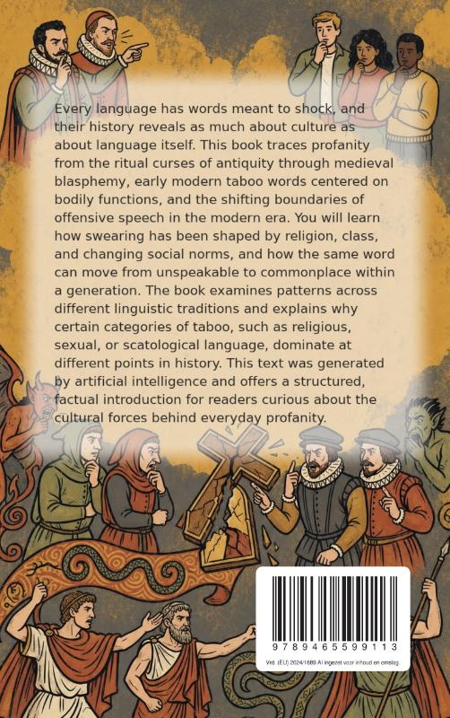 Achterkant van Swear Words Through the Ages