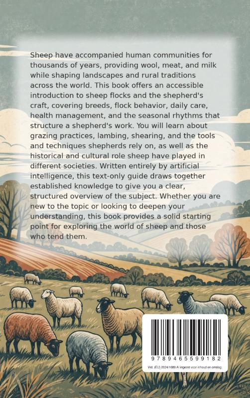 Achterkant van All About Sheep Flocks and Shepherds