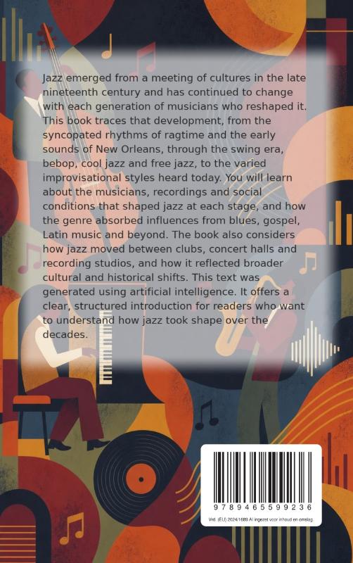Achterkant van All About the History of Jazz