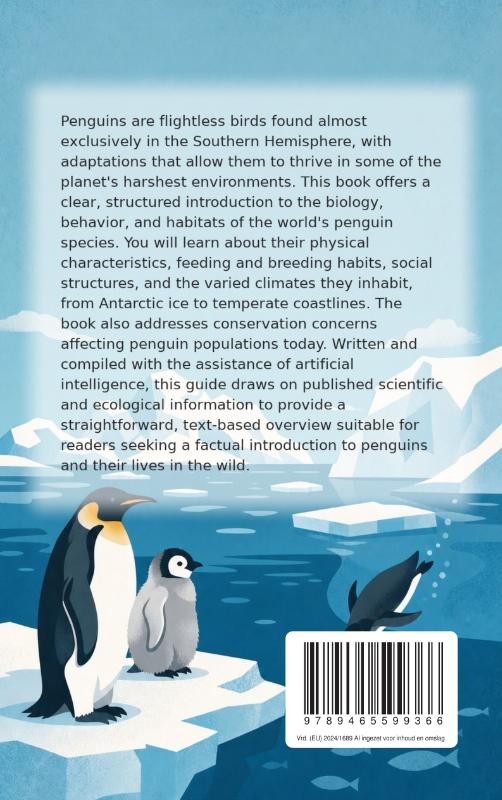 Achterkant van All About Penguins