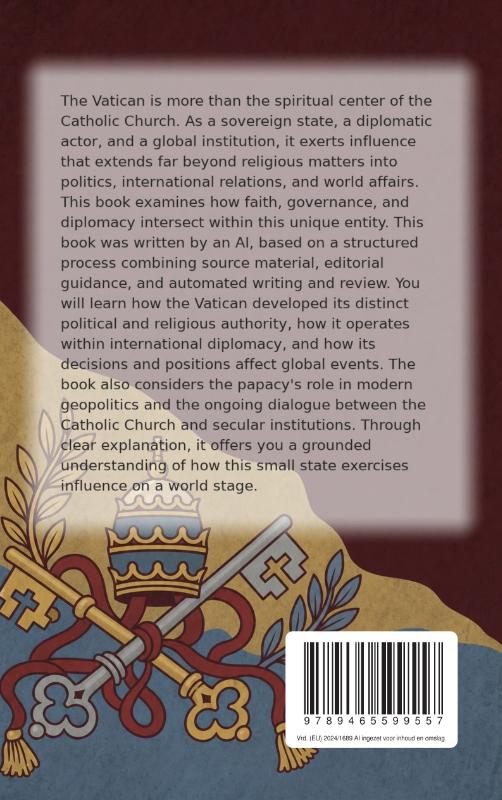 Achterkant van The Power of the Vatican