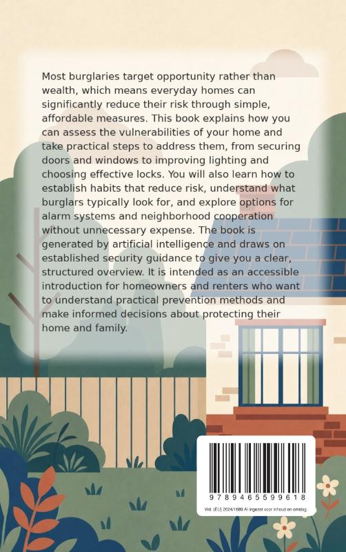 Achterkant van Burglary Prevention for Ordinary Homes