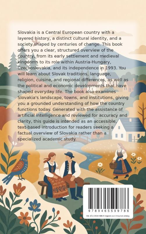 Achterkant van All About Slovakia
