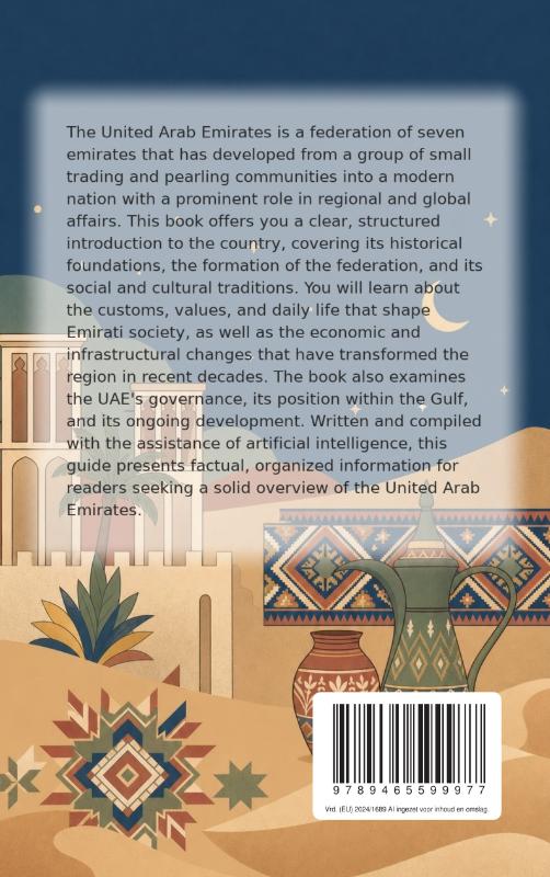 Achterkant van All About the United Arab Emirates