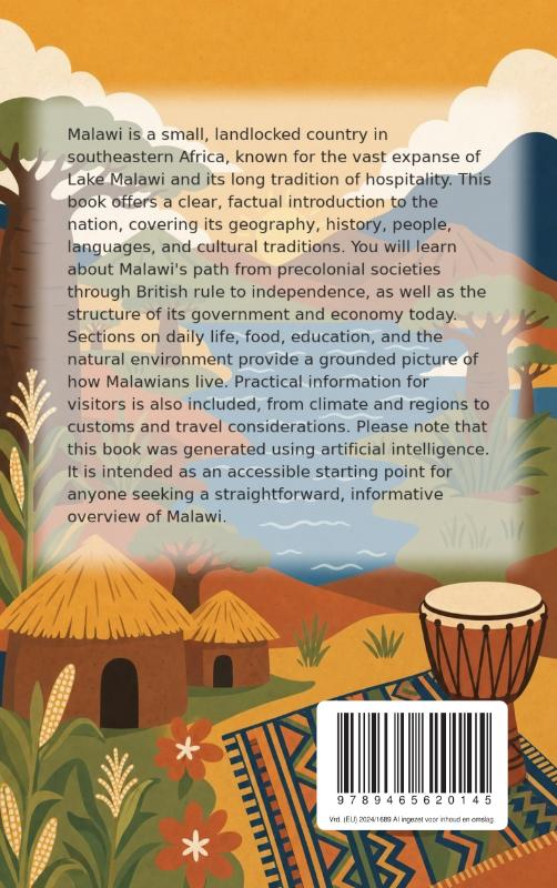 Achterkant van All About Malawi