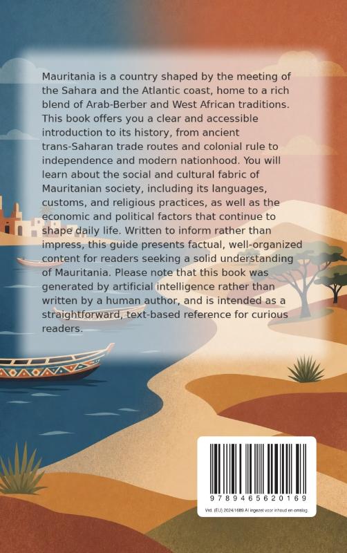 Achterkant van All About Mauritania
