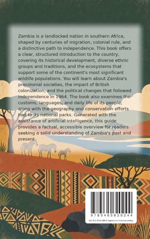 Achterkant van All About Zambia
