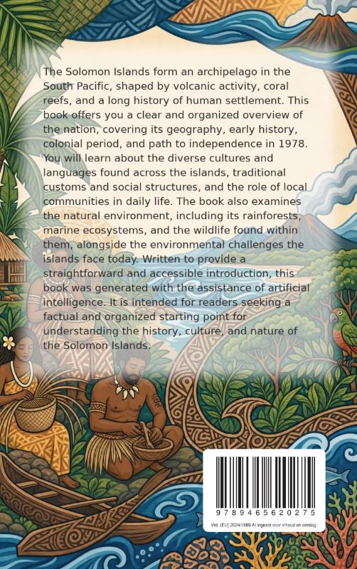 Achterkant van All About the Solomon Islands