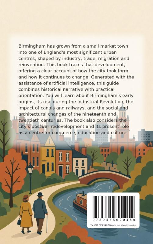 Achterkant van Discovering Birmingham