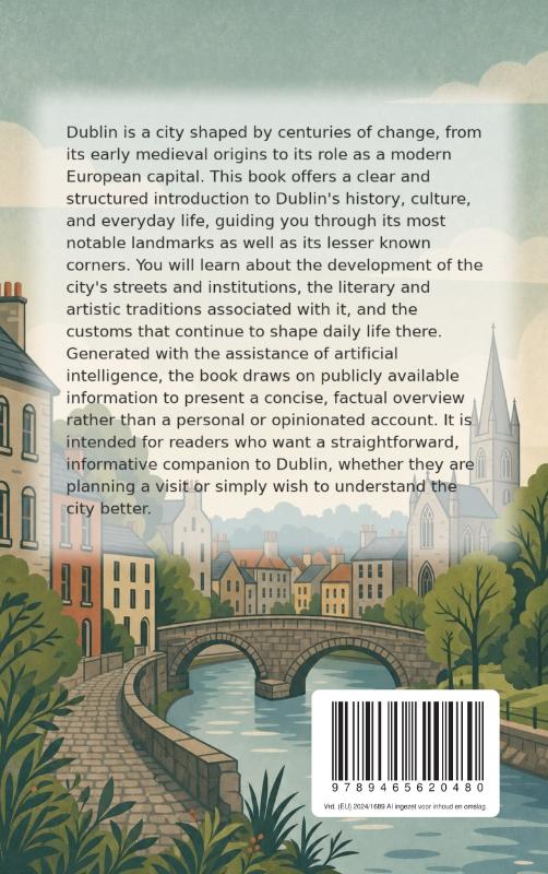 Achterkant van Discovering Dublin