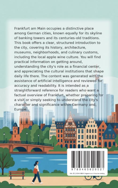 Achterkant van Discovering Frankfurt