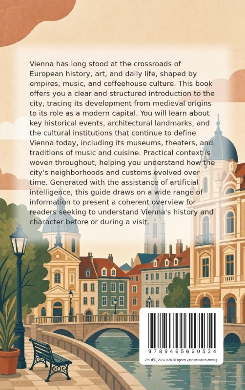 Achterkant van Discovering Vienna