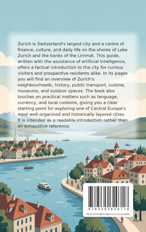 Achterkant van Discovering Zurich