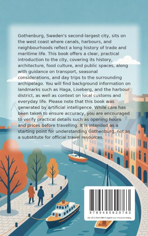 Achterkant van Discovering Gothenburg
