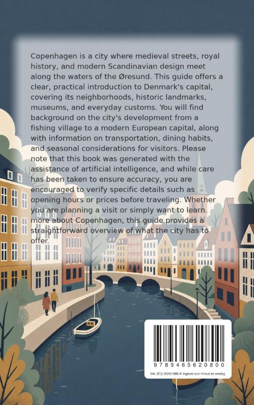 Achterkant van Discovering Copenhagen