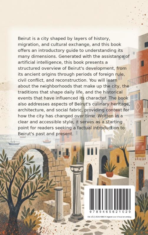 Achterkant van Discovering Beirut