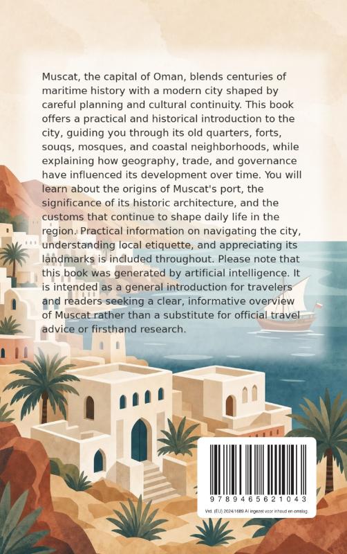 Achterkant van Discovering Muscat