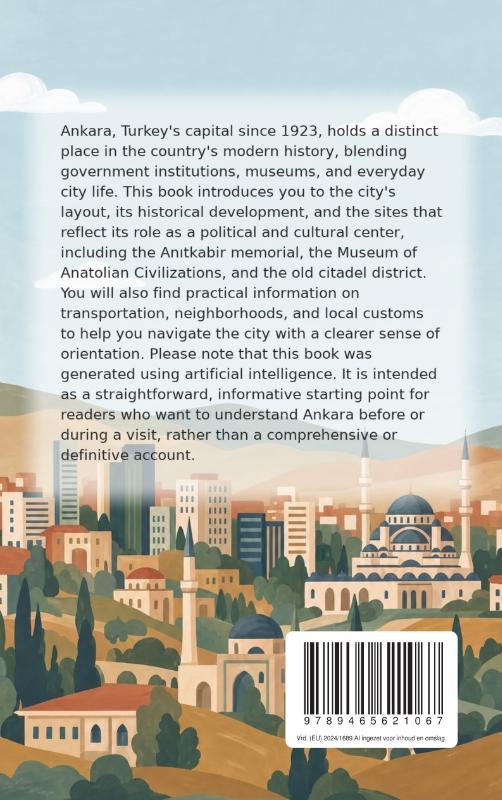 Achterkant van Discovering Ankara