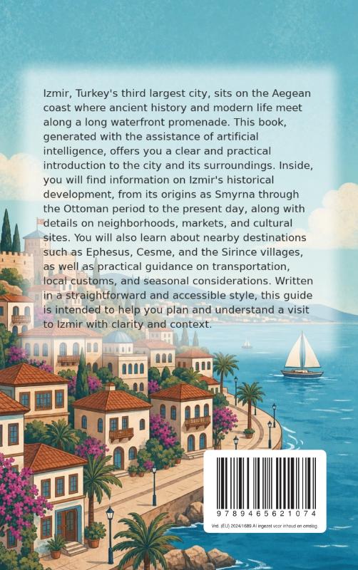 Achterkant van Discovering Izmir