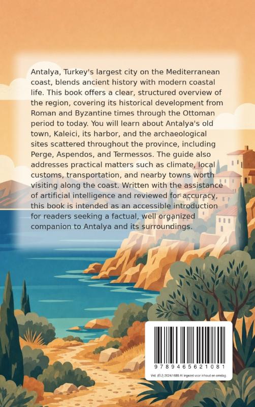 Achterkant van Discovering Antalya