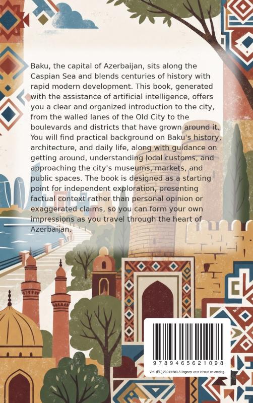 Achterkant van Discovering Baku