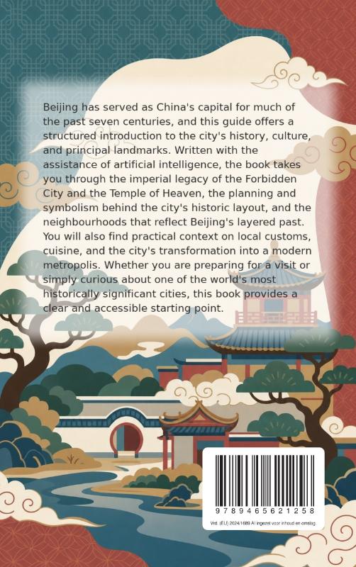 Achterkant van Discovering Beijing