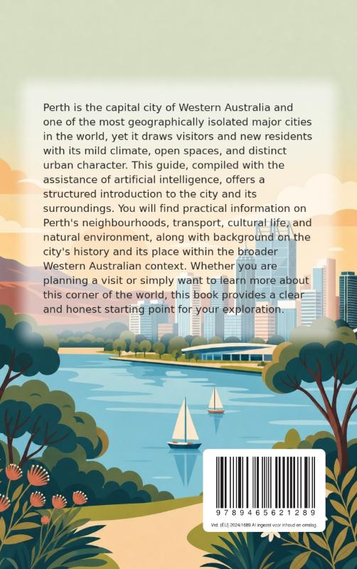 Achterkant van Discovering Perth