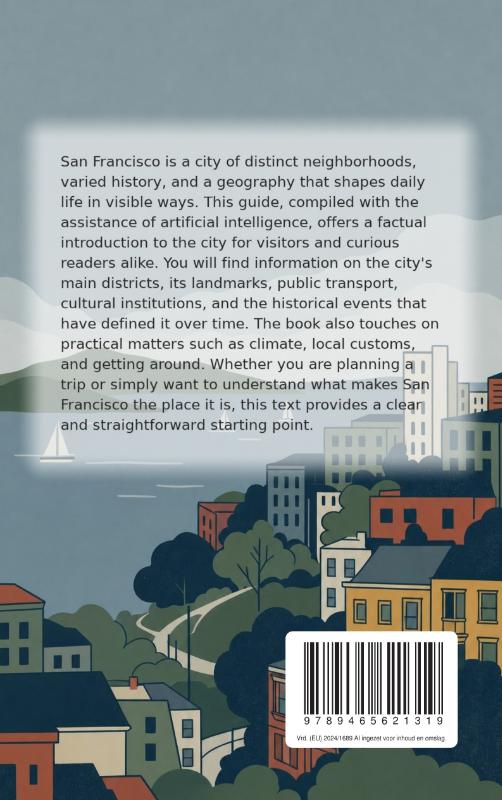 Achterkant van Discovering San Francisco