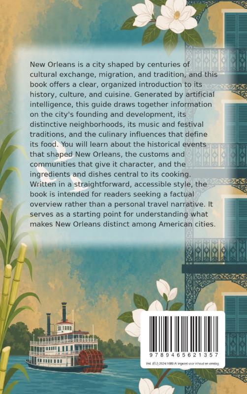 Achterkant van All About New Orleans