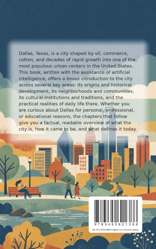 Achterkant van All About Dallas