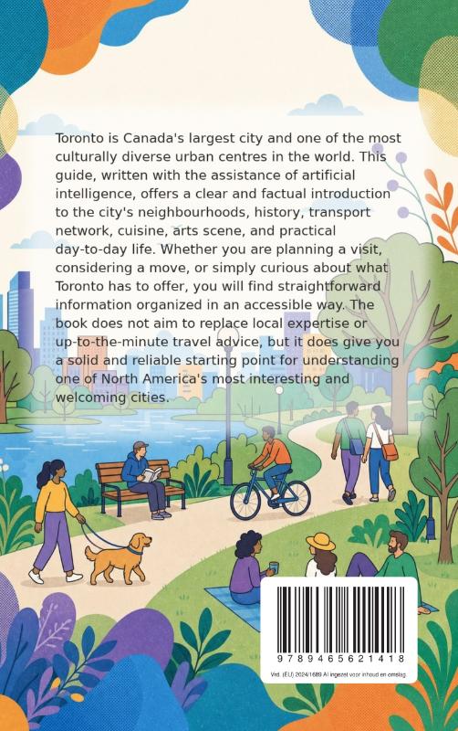 Achterkant van All About Toronto