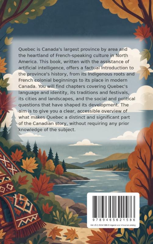 Achterkant van All About Quebec