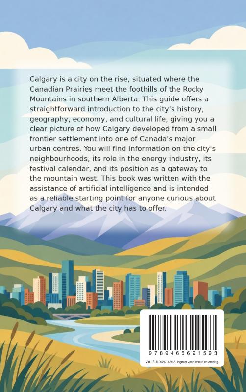 Achterkant van All About Calgary