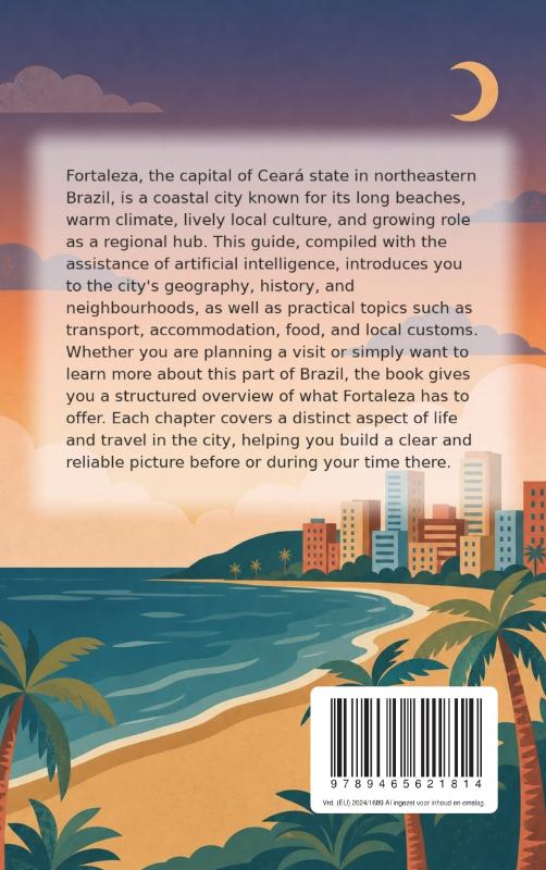 Achterkant van All About Fortaleza