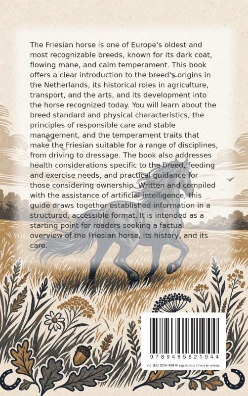 Achterkant van All About the Friesian Horse