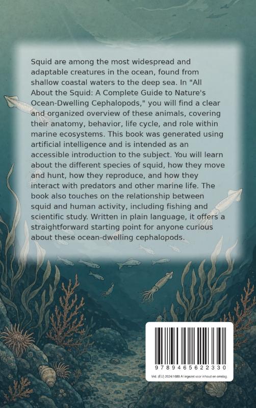 Achterkant van All About the Squid