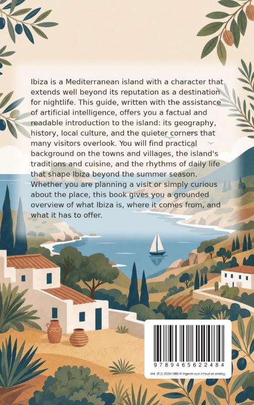 Achterkant van All About Ibiza
