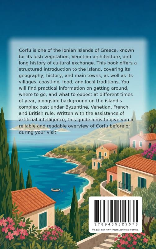 Achterkant van All About Corfu